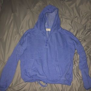 Aerie tie hoodie